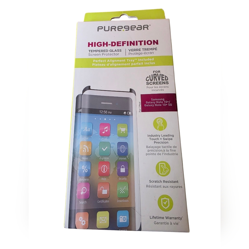 High-Definition Screen Protector for Samsung Galaxy Note 10 Plus - Clear
